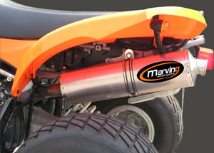 Silencieux Atv Line KVX 400 2003 Big Oval Alu