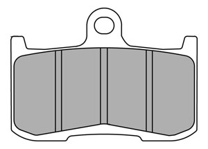 Plaquette Ferodo Métal Fritté