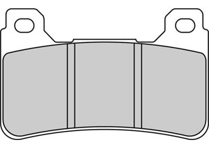 Plaquette Ferodo Métal Fritté
