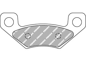 Plaquette Ferodo Métal Fritté
